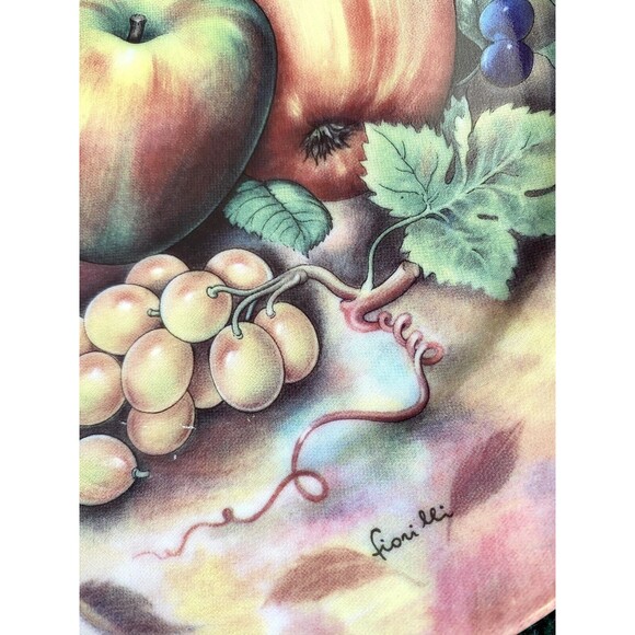 Fruit Plates St. Limoges 7.5” Fruit Pattern, 4 dessert bread Signed Fiorilli - Picture 6 of 14